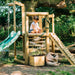 Discovery Woodland Treehouse a girl on top playing