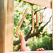 Chimes attached to the treehouse