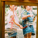 Discovery Woodland Treehouse kids painting on glass