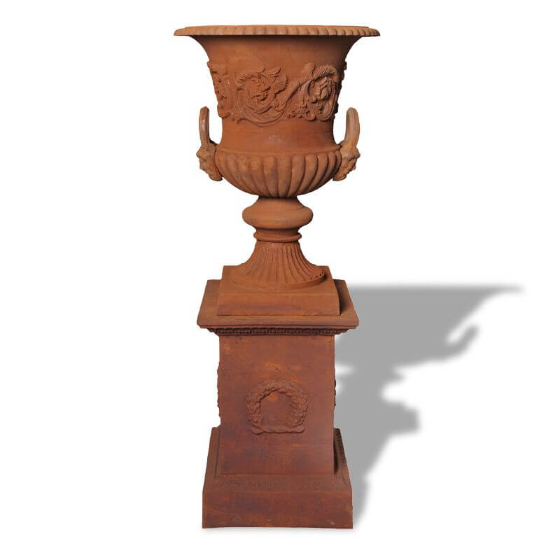 Dorchester urn 140cm rust