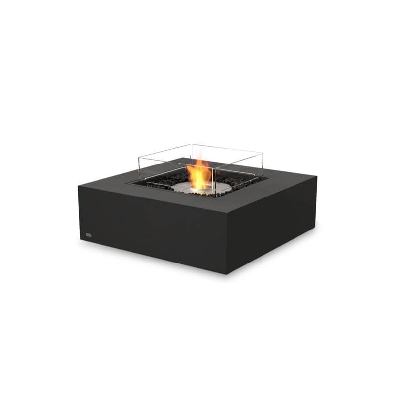 EcoSmart Base 40 ethanol graphite optional fire screen