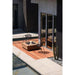 EcoSmart Base 40 teak on wooden Patio