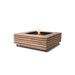 EcoSmart Base 40 Fire Pit Table ethanol black teak