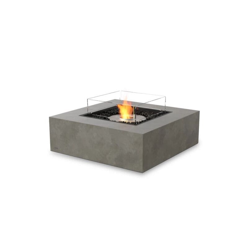EcoSmart Fire Base 40 Fire Pit Table ethanol natural fire screen