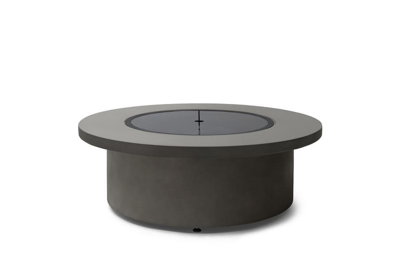 EcoSmart Fire Mimosa 40 Fire Pit Natural Bowl closed, on a white background.