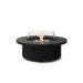EcoSmart Mimosa 40 Graphite With Screen And Burner On