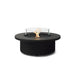 EcoSmart Mimosa 40 Graphite With Screen And Burner On