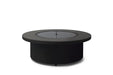 EcoSmart Fire Mimosa 40 Fire Pit graphite Bowl  on a white background.