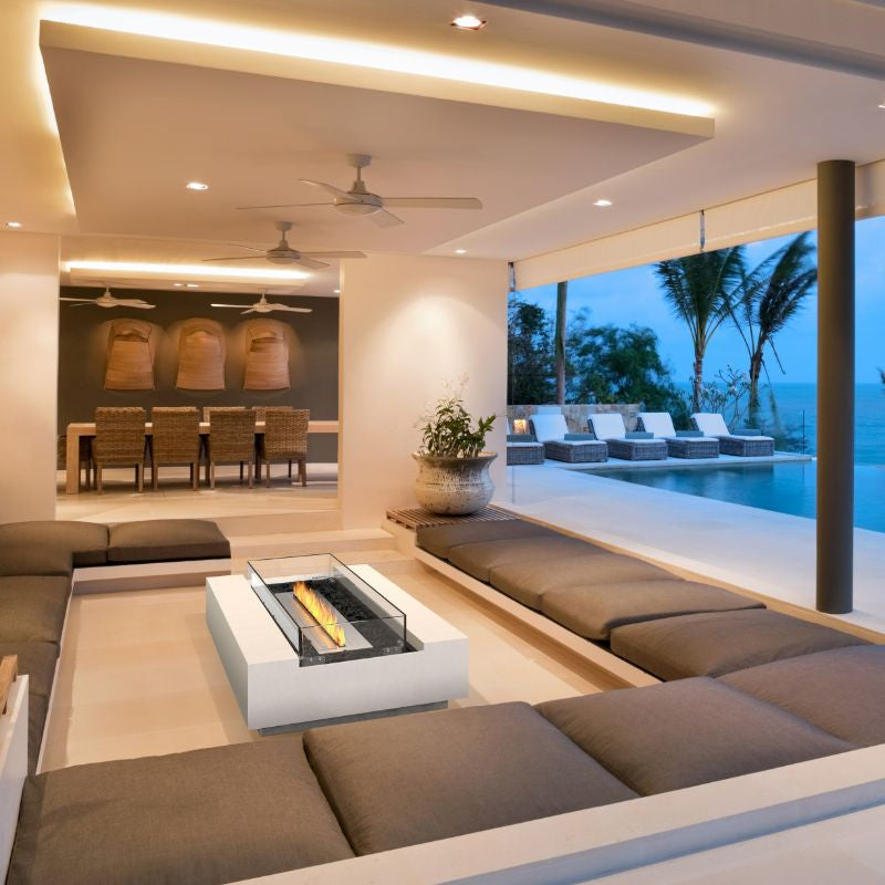 Ecosmart Fire Cosmo 50 Fire Table indoor lounge