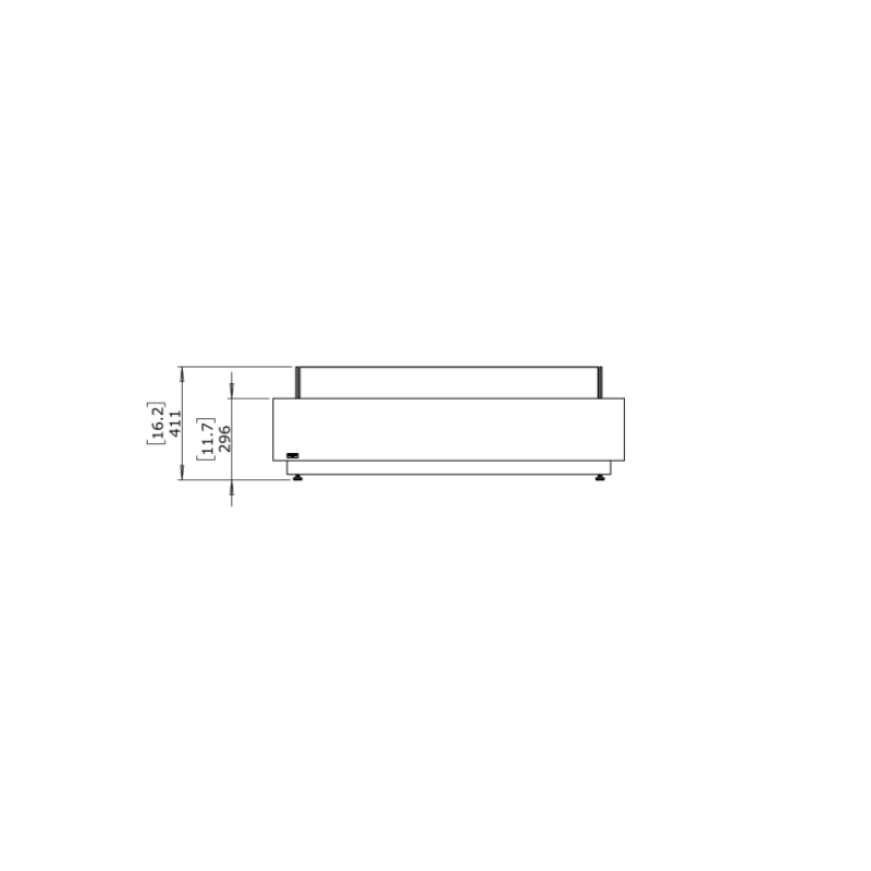 Ecosmart Fire Cosmo 50 Fire Table Front Dimension