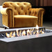 Ecosmart Fire Cosmo 50 Fire Table Graphite with Couch at the back