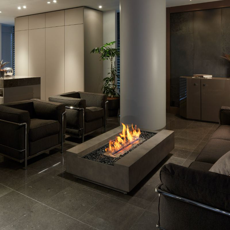 Ecosmart Fire Cosmo 50 Fire Table Natural in the Living Room