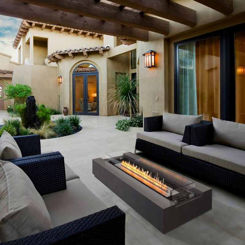 Ecosmart Fire Cosmo 50 Fire Table with Glass screen Patio