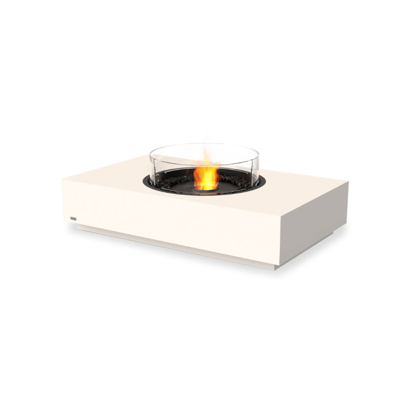 Ecosmart Fire Martini 50 Fire Table Bone with Glass Screen