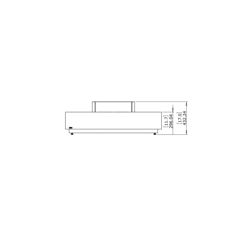 Ecosmart Fire Martini 50 Fire Table side dimension