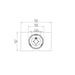 Ecosmart Fire Martini 50 Fire Table top dimension