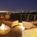 Ecosmart Fire Mix 850 Fire Pit Bone Outdoor Night