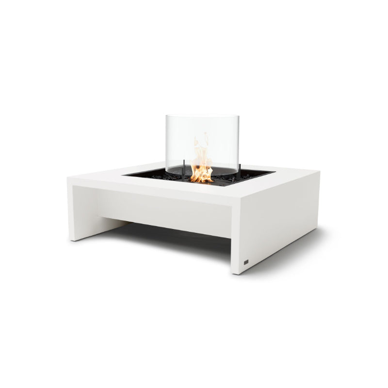 Ecosmart Fire Mojito 40 Fire Table Bone With Round Glass Screen