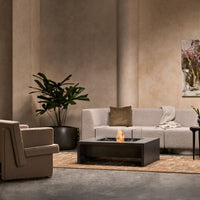 Ecosmart Fire Mojito 40 Fire Table  Graphite  Indoor with sofa