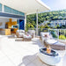 Ecosmart Fire Pod 30 Bone outdoor lounge