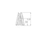 Ecosmart-Fire-Stix-Fire-Pit-Stainless-Steel- Dimension