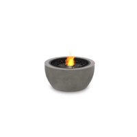 Ecosmart-pod-30-fire-pit-table natural with flame