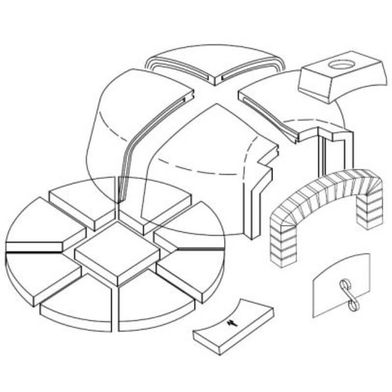 FVR Series Pizza Oven Illustration