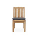 Kingston chair without arms with cushion front view