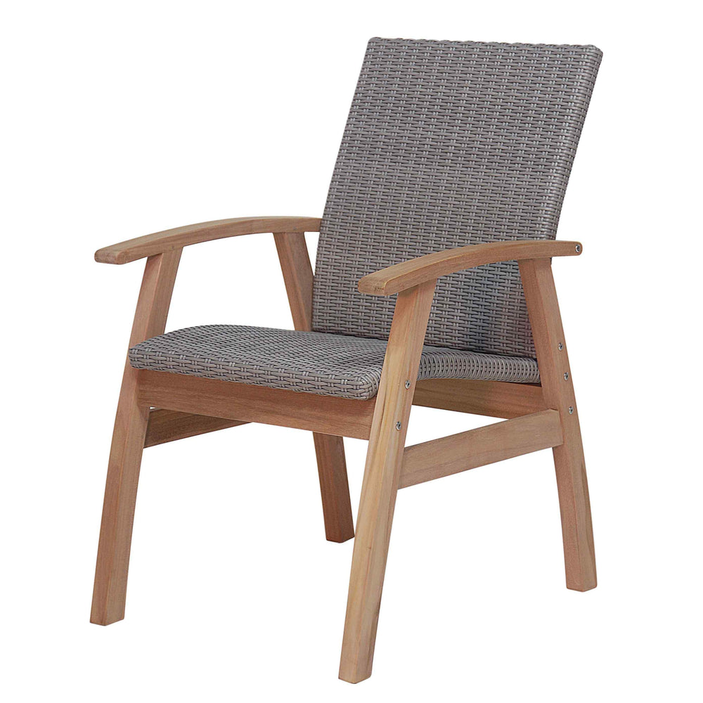 Flinders wicker chair in grey