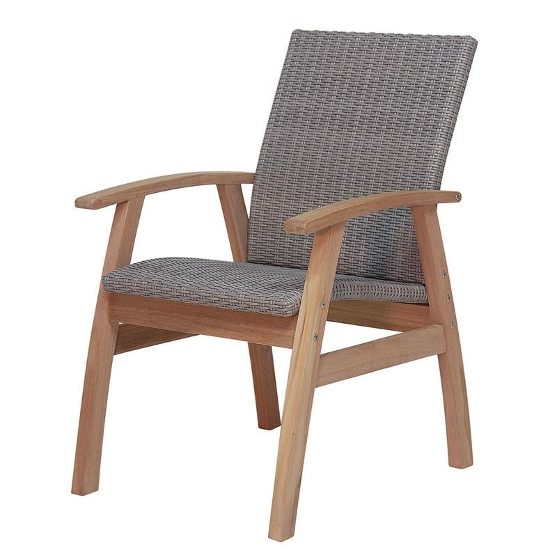 Flinders Wicker Grey Angled View