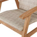 Flinders wicker chair close up