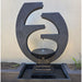 Galleria Imports New Eclipse Fountain Large Grey side lawn with white wall