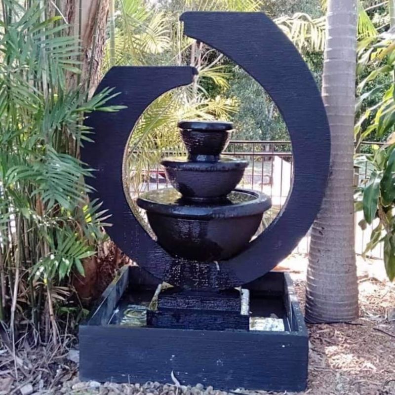 Galleria Imports Original Eclipse Fountain Charcoal