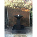 Galleria Imports Aquarius Fountain Large Charcoal installed