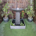 Galleria Aquarius water feature in grey from the front