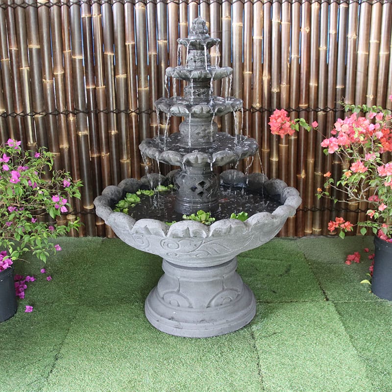 Galleria Monaco Self Contained Fountain in grey