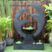 New Eclipse Fountain by Galleria Imports in Large Charcoal