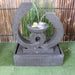 Galleria Imports Serenity Fountain in Grey top front view