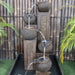 Streaming Pots Fountain by Galleria Imports medium rust front close up