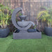 Verona Fountain by Galleria in grey front view