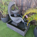 Verona Fountain by Galleria in grey top view