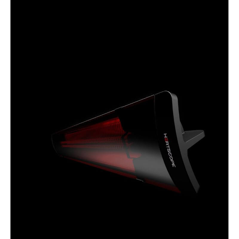 Heatscope Pure+3000W angled view in black