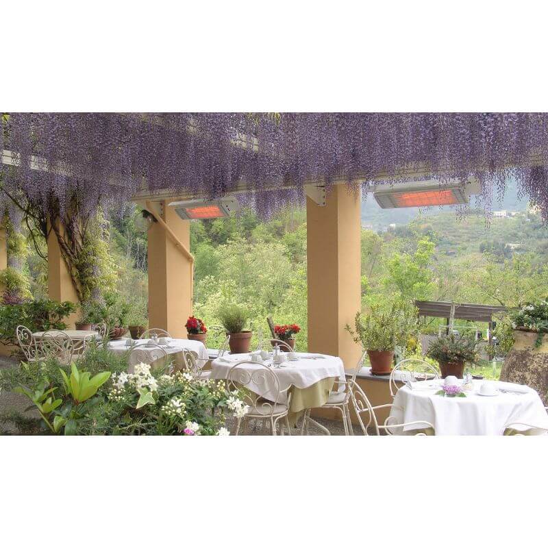 Heatscope Spot 2800W  ceiling mounted with Wisteria 