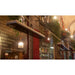 Heatscope Vision 3200W Black at restaurant at night