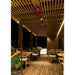 Heatscope Vision 3200W attached to the ceiling at restaurant alfresco