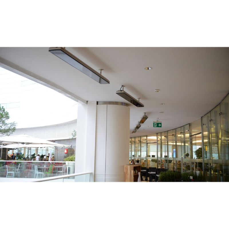 Heatscope Vision 3200W black balcony restaurant