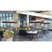 Heatscope Vision 3200W above the dining table restaurant