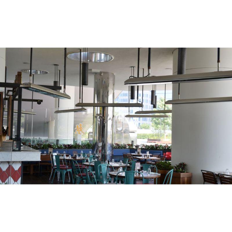 Heatscope Vision 3200W suspended in the restaurant