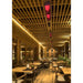 Heatscope Vision 3200W switched on at nightr alfresco dining