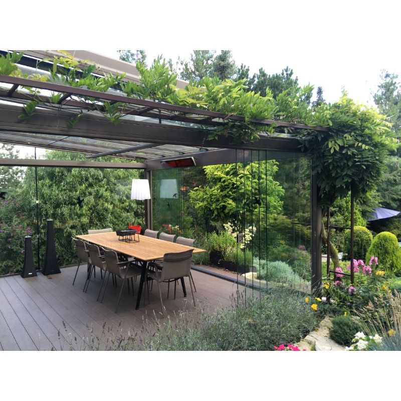Heatscope Vision 3200W under pergola